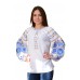 Embroidered blouse "Zgarda Blue"
